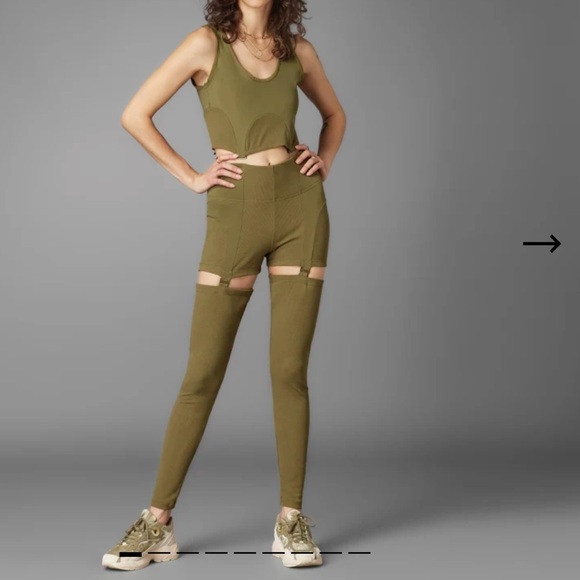 Adidas Rib Legging - Picture 6 of 7